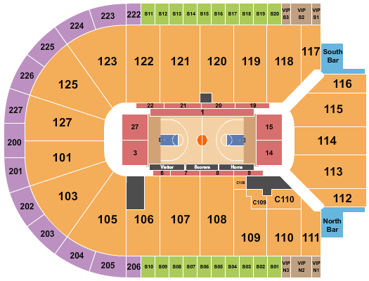 Acrisure Arena Phoenix Suns Seating Chart